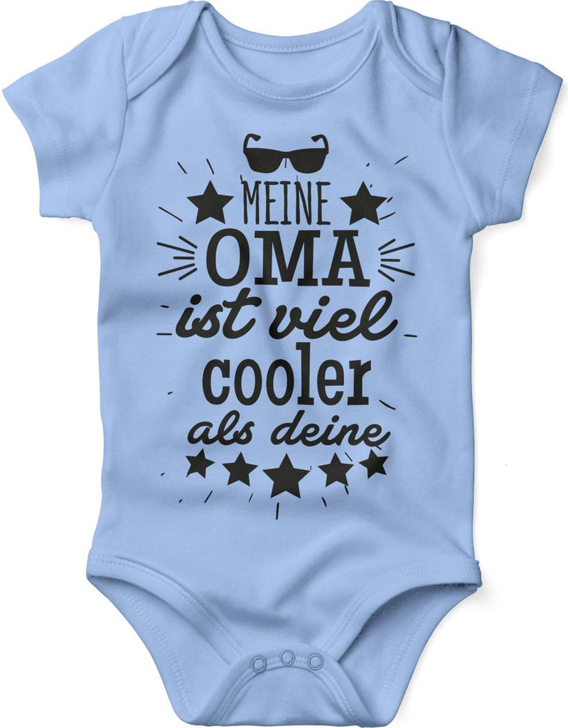 Babybody kurzarm Meine Oma ist viel cooler als deine v2 - von Mikalino