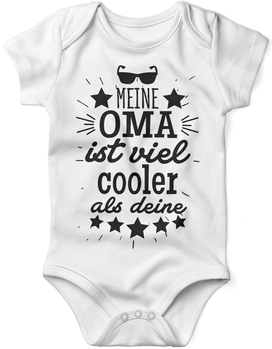 22Feels Bio-Baumwolle Babybody 'Hallo Oma' - Weicher Strampler Aus 100% Bio-Baumwolle, Perfekt Als Geschenk Zur Babyparty