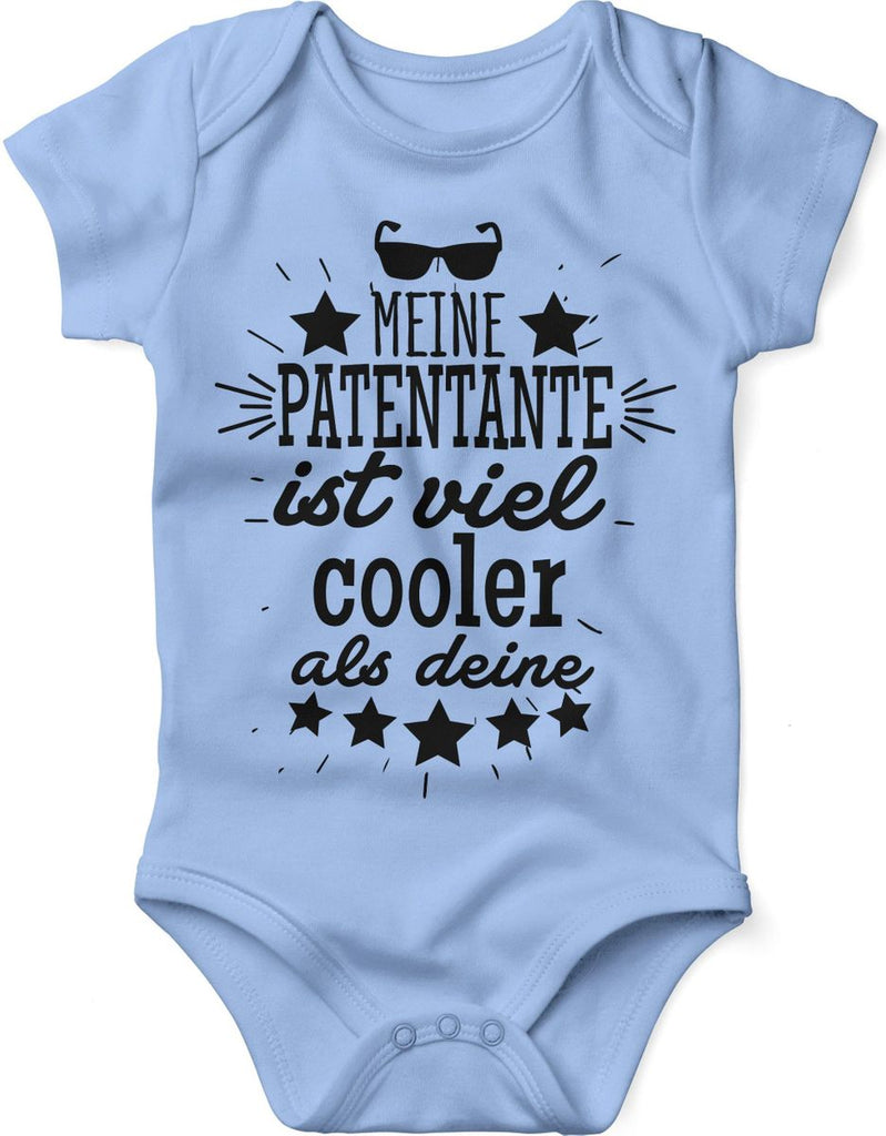 Babybody kurzarm Meine Patentante ist viel cooler als deine v2 - von Mikalino