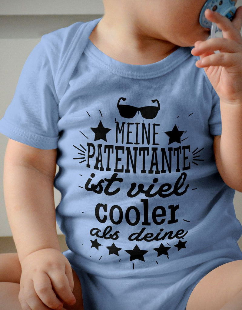 Babybody kurzarm Meine Patentante ist viel cooler als deine v2 - von Mikalino