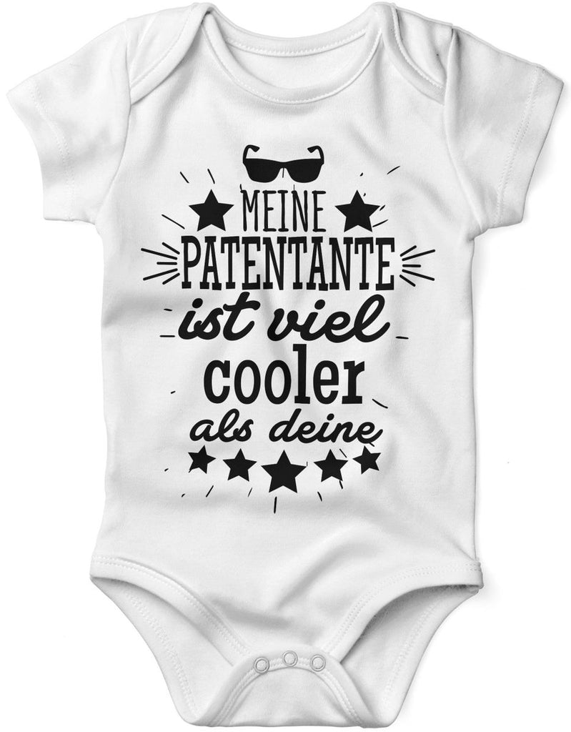 Babybody kurzarm Meine Patentante ist viel cooler als deine v2 - von Mikalino