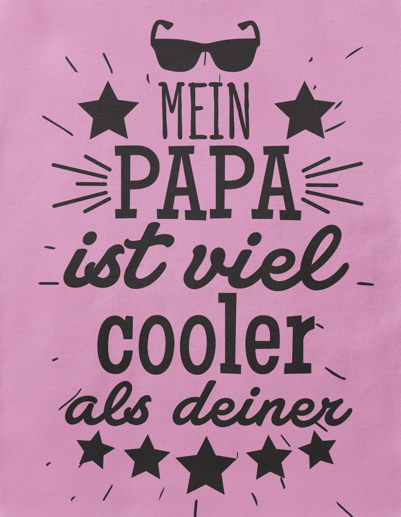 Mikalino Baby / Kinder T-Shirt mit Spruch für Jungen Mädchen Unisex kurzarm Mein Papa ist viel cooler als deiner v2 | handbedruckt in Deutschland | Handmade with love - von Mikalino