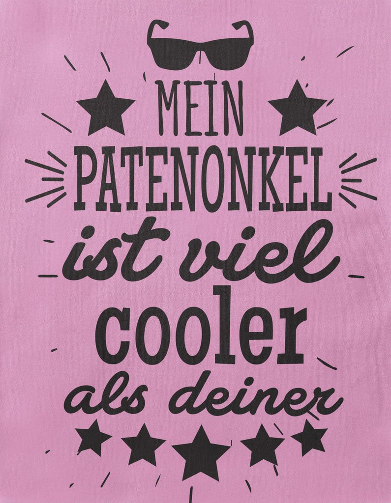 Baby / Kinder T-Shirt Mein Patenonkel ist viel cooler als deiner v2 - von Mikalino