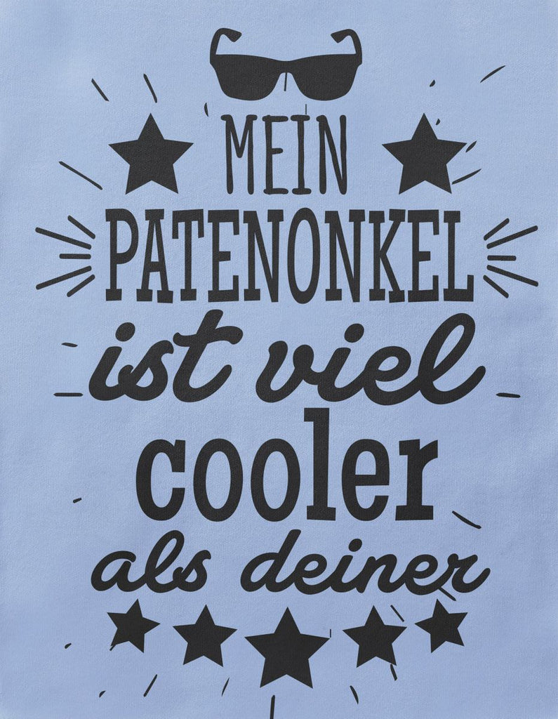 Baby / Kinder T-Shirt Mein Patenonkel ist viel cooler als deiner v2 - von Mikalino