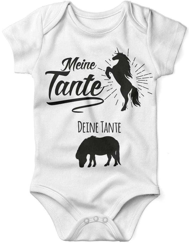 Babybody kurzarm Meine Tante - Deine Tante - von Mikalino