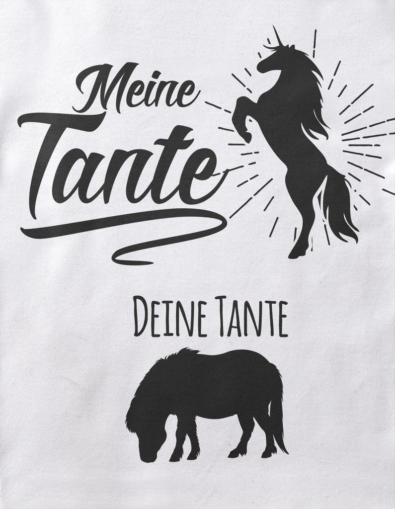 Babybody kurzarm Meine Tante - Deine Tante - von Mikalino