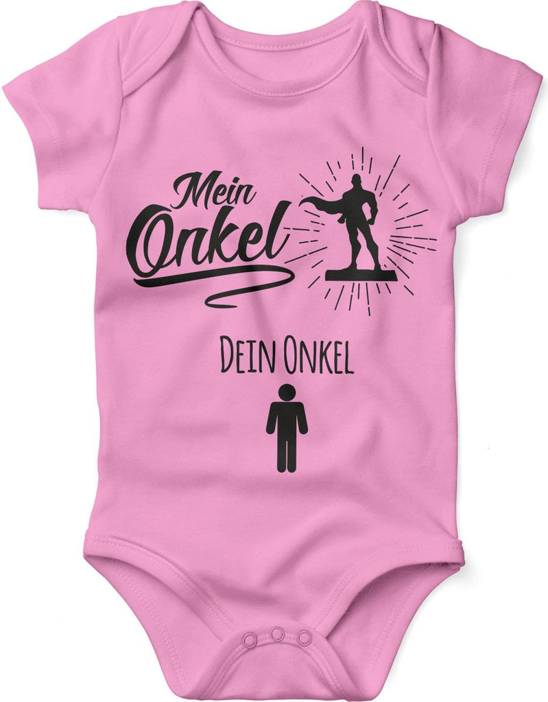 Babybody kurzarm Mein Onkel - Dein Onkel - von Mikalino