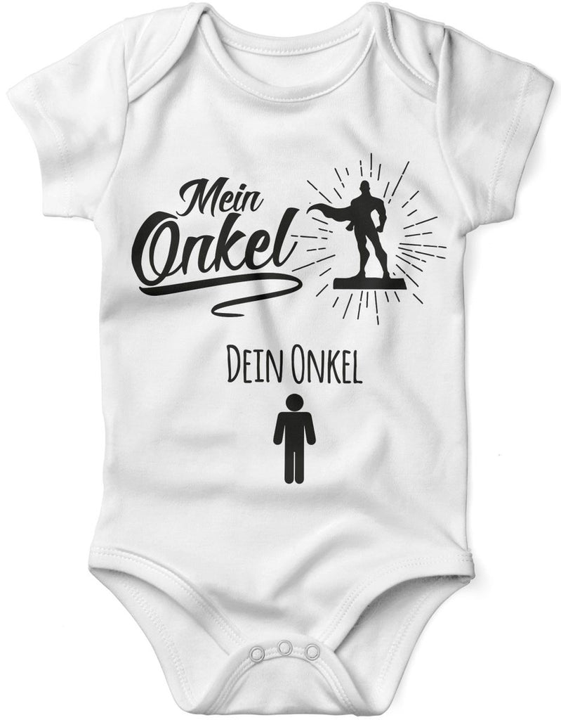 Babybody kurzarm Mein Onkel - Dein Onkel - von Mikalino