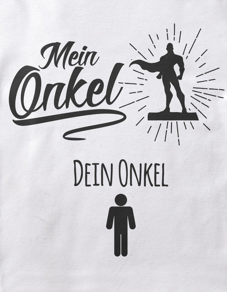 Babybody kurzarm Mein Onkel - Dein Onkel - von Mikalino