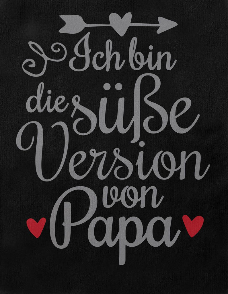 Babybody kurzarm Ich bin die süße Version von Papa - von Mikalino