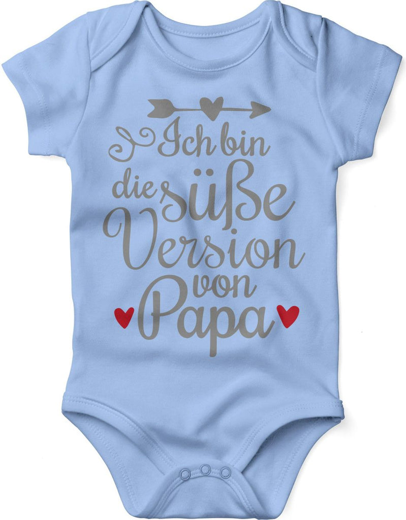 Babybody kurzarm Ich bin die süße Version von Papa - von Mikalino