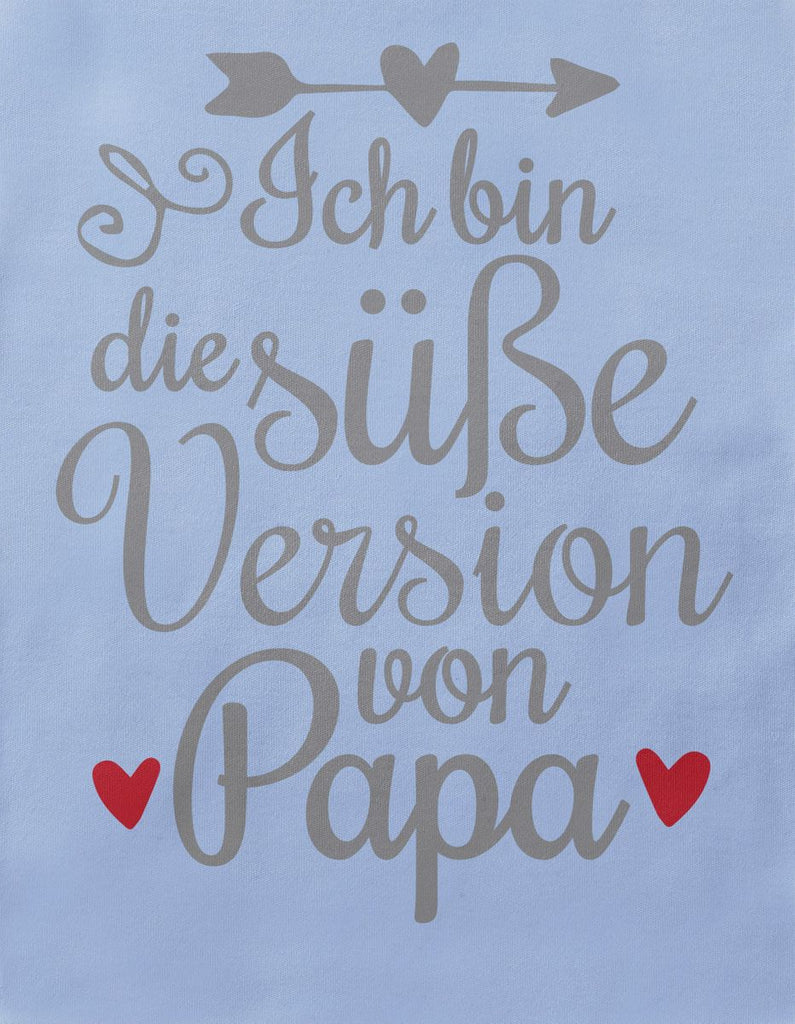 Babybody kurzarm Ich bin die süße Version von Papa - von Mikalino