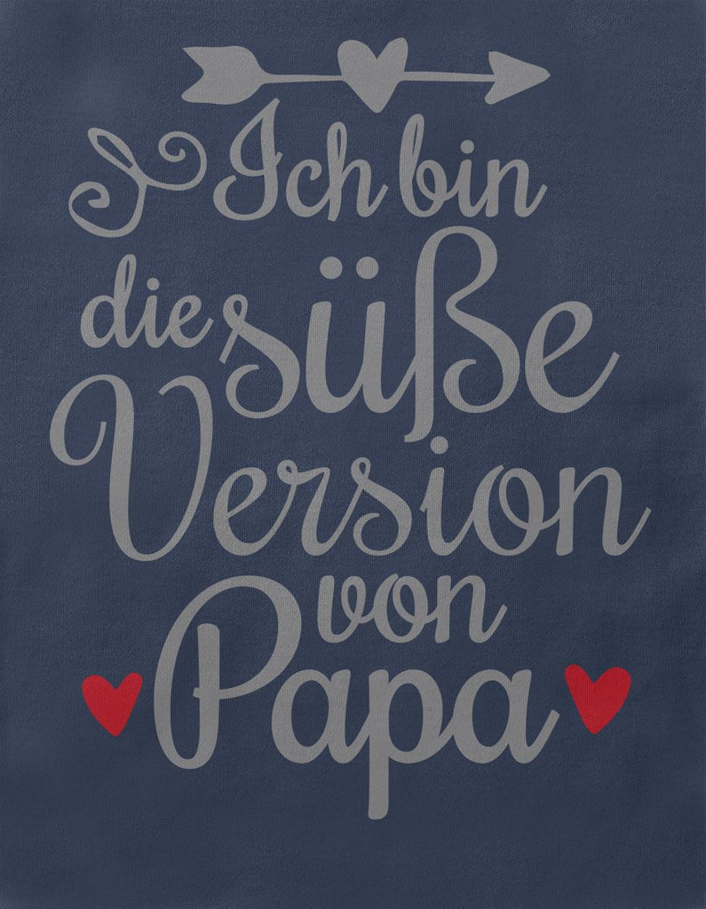 Babybody Langarm Ich bin die süße Version von Papa - von Mikalino