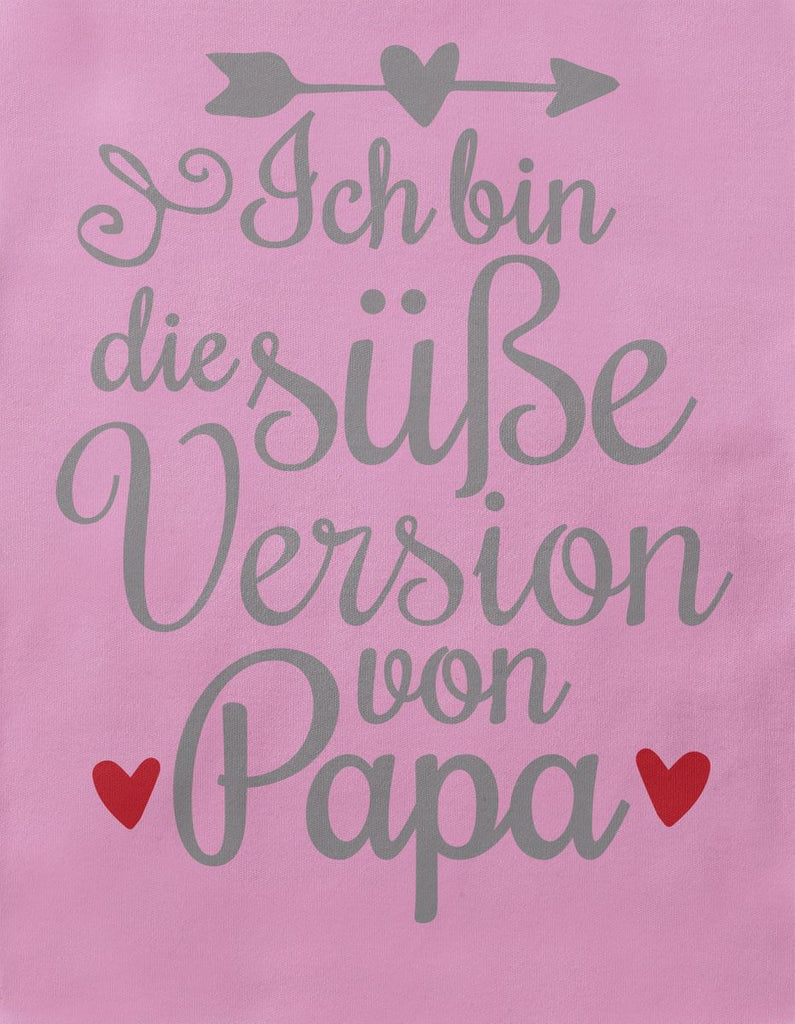 Babybody Langarm Ich bin die süße Version von Papa - von Mikalino