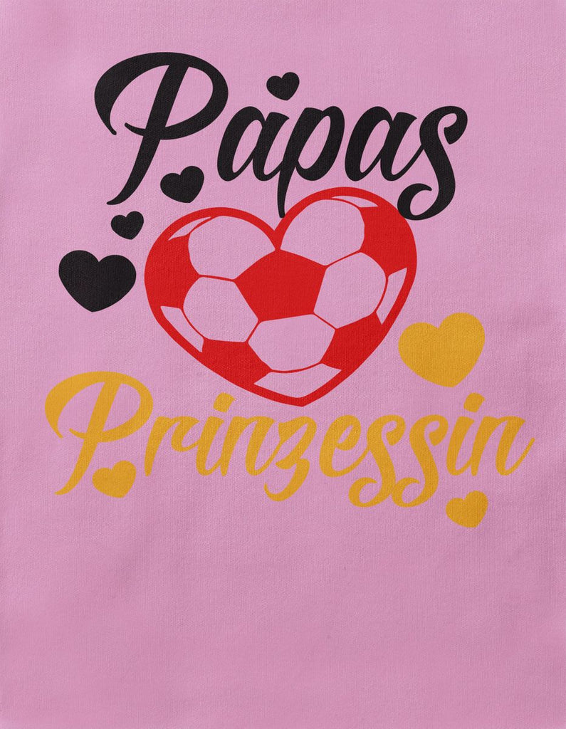 Mikalino Baby / Kinder T-Shirt mit Spruch für Jungen Mädchen Unisex kurzarm Papas Fussball Prinzessin | handbedruckt in Deutschland | Handmade with love - von Mikalino