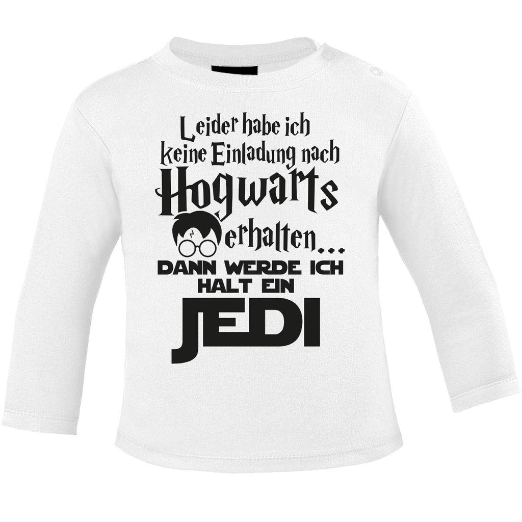 Mikalino Baby Longsleeve Leider habe ich keine Einladung nach Hogwarts erhalten… dann werde ich halt Jedi - von Mikalino