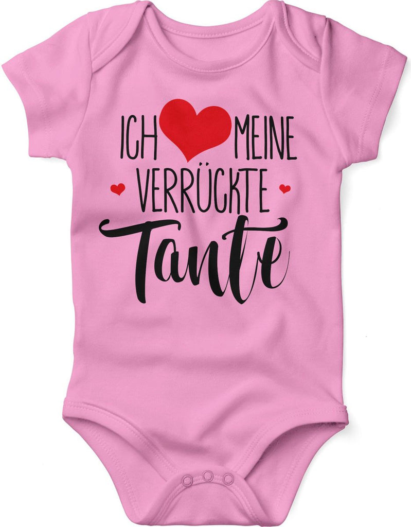 Babybody kurzarm Ich liebe meine verrückte Tante - von Mikalino