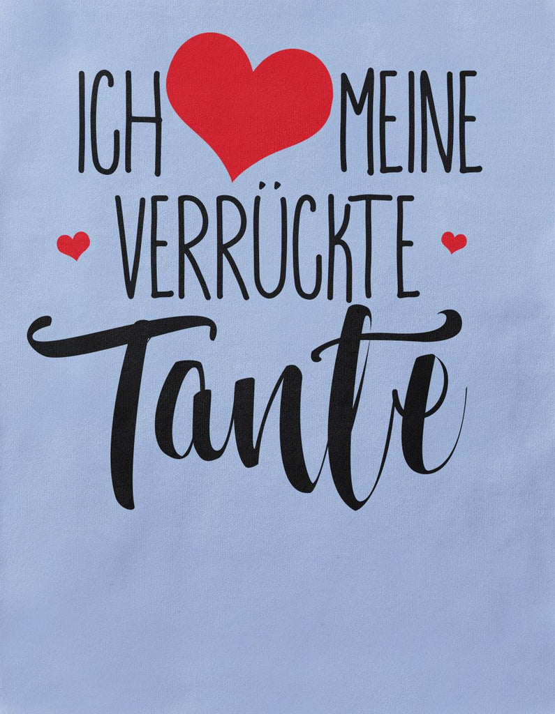 Babybody kurzarm Ich liebe meine verrückte Tante - von Mikalino