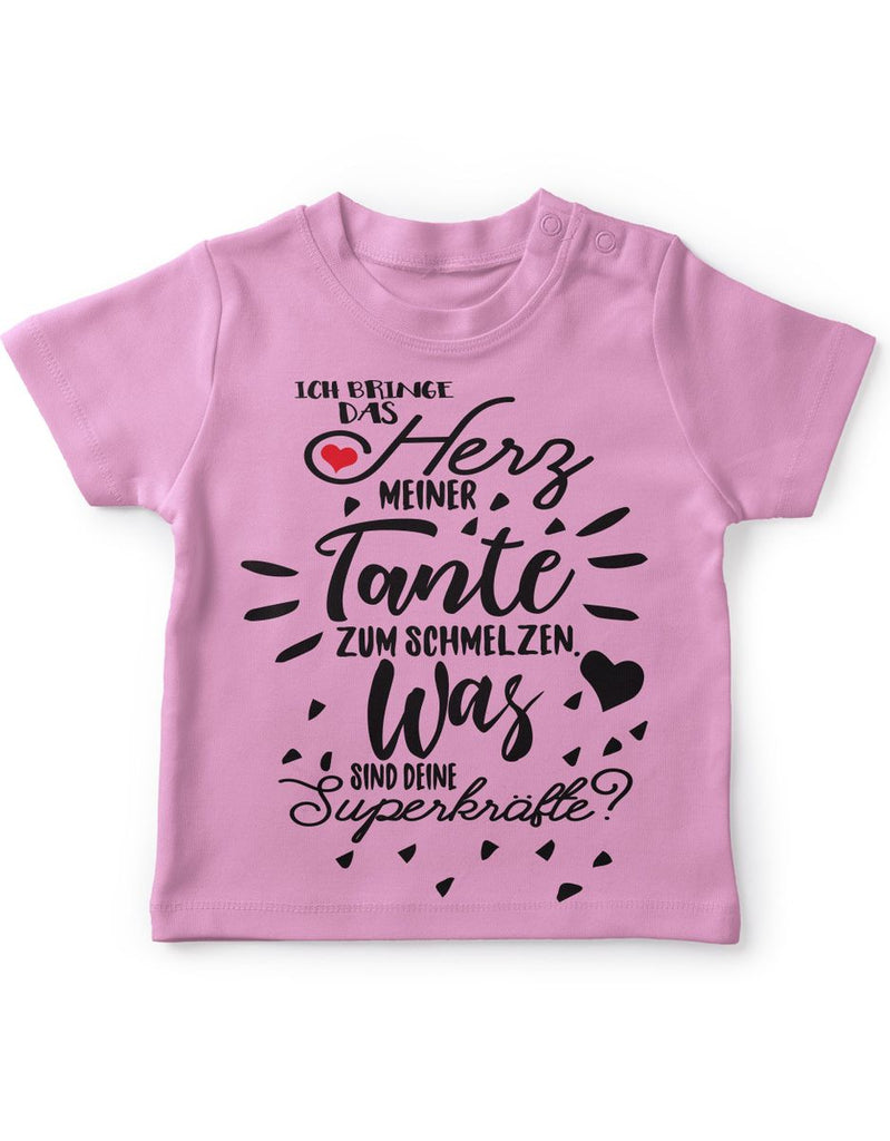 Baby / Kinder T-Shirt Ich bringe das Herz meiner Tante zum schmelzen - von Mikalino