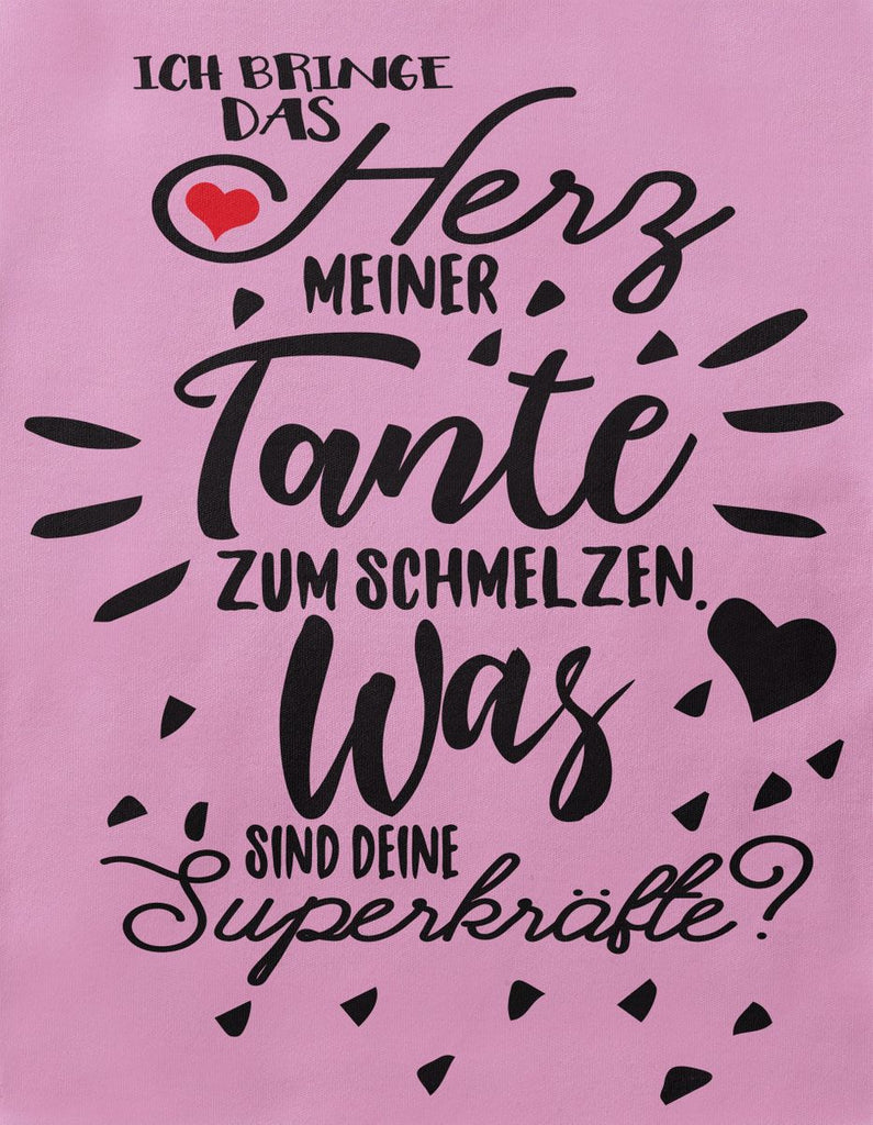 Baby / Kinder T-Shirt Ich bringe das Herz meiner Tante zum schmelzen - von Mikalino