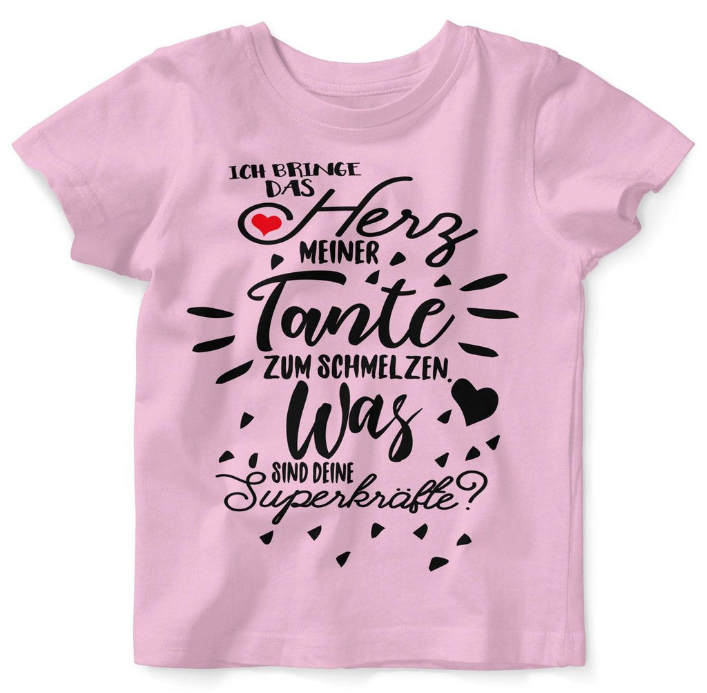 Baby / Kinder T-Shirt Ich bringe das Herz meiner Tante zum schmelzen - von Mikalino