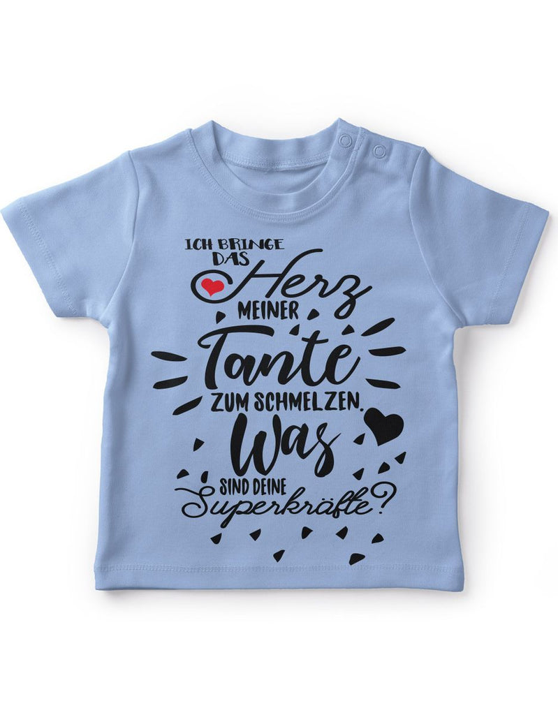 Baby / Kinder T-Shirt Ich bringe das Herz meiner Tante zum schmelzen - von Mikalino