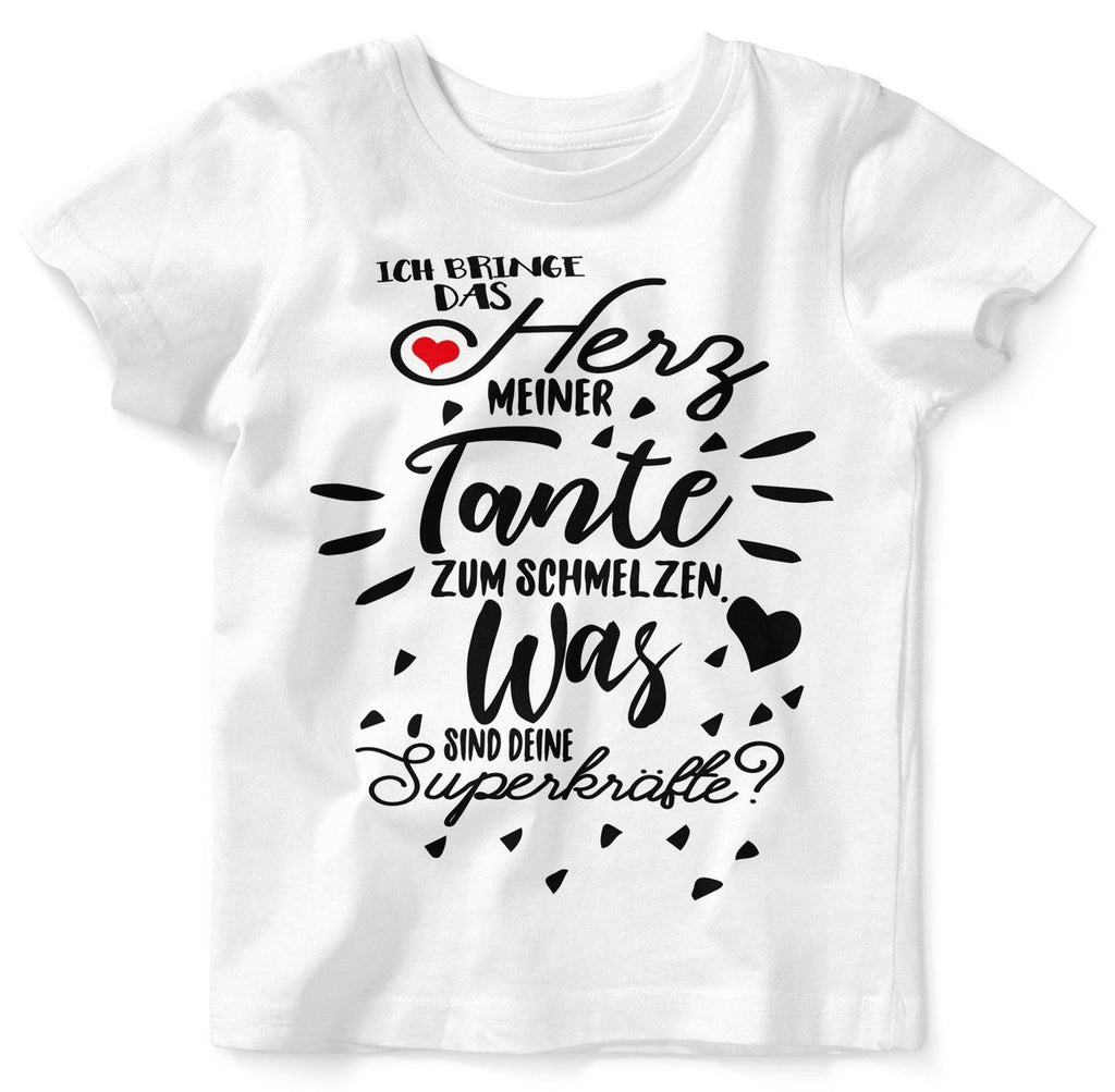 Baby / Kinder T-Shirt Ich bringe das Herz meiner Tante zum schmelzen - von Mikalino