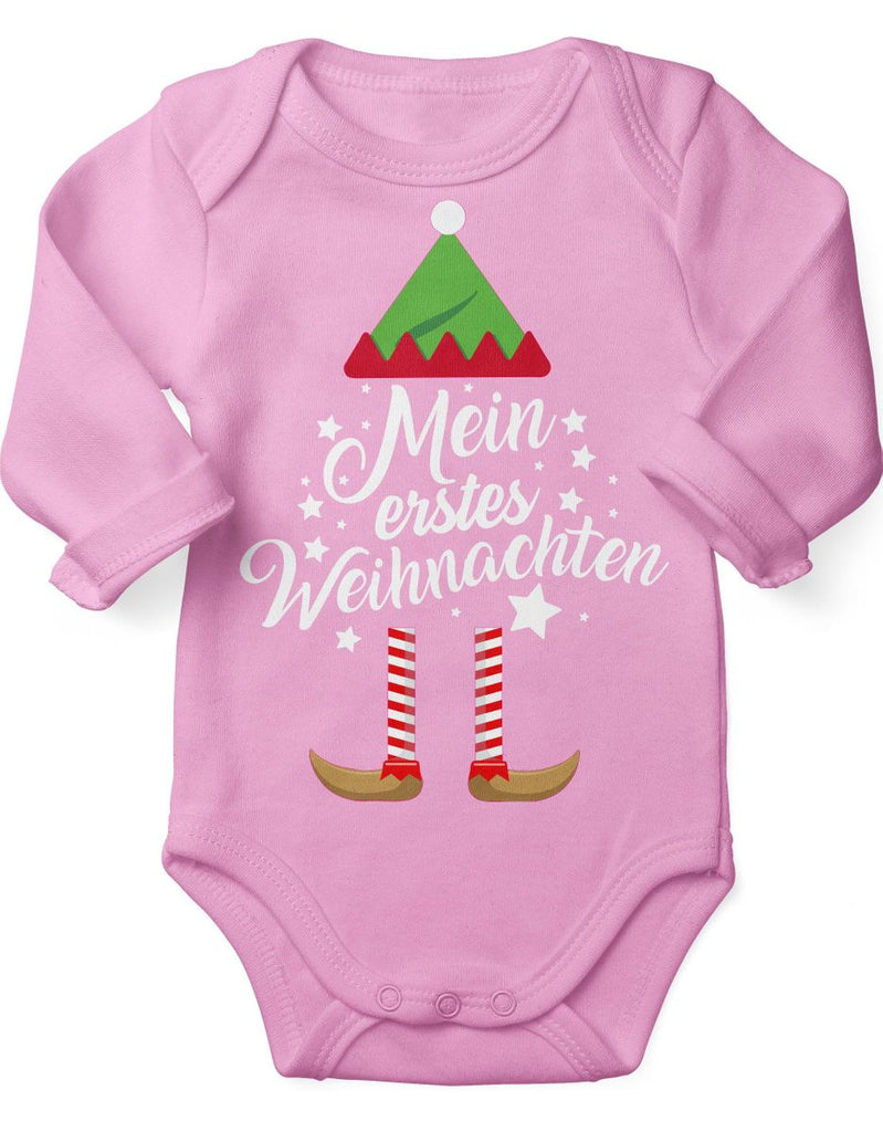 Babybody Langarm Mein erstes Weihnachten (Weihnachts-Elf) - von Mikalino