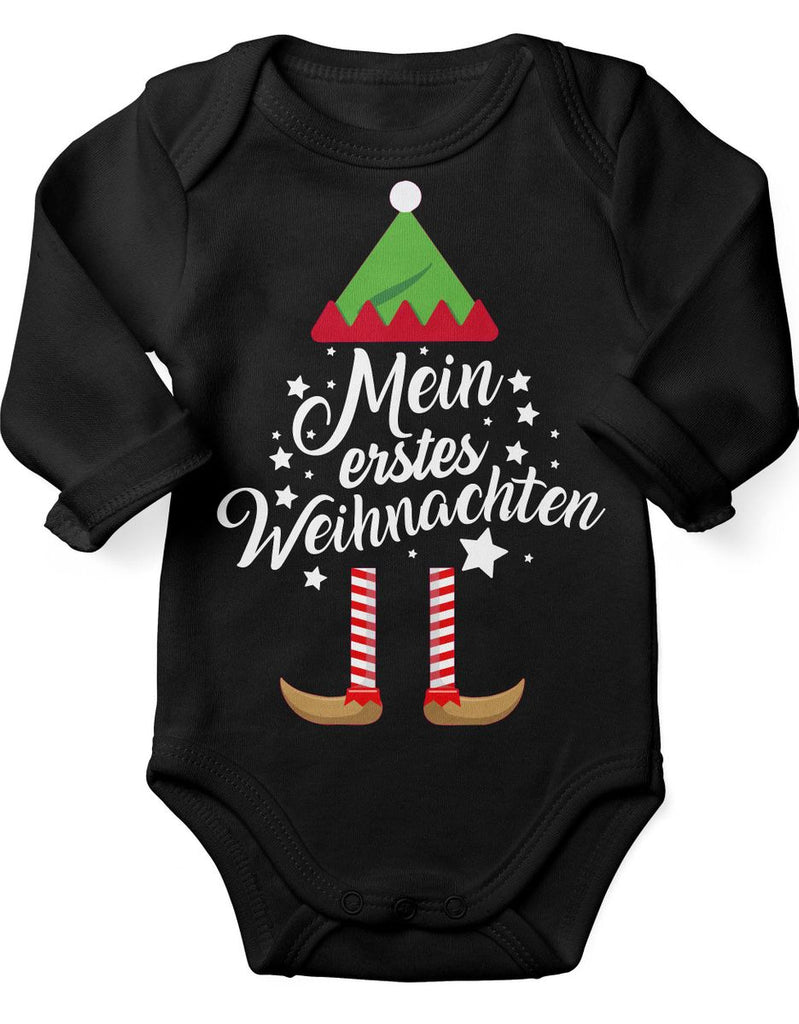 Babybody Langarm Mein erstes Weihnachten (Weihnachts-Elf) - von Mikalino