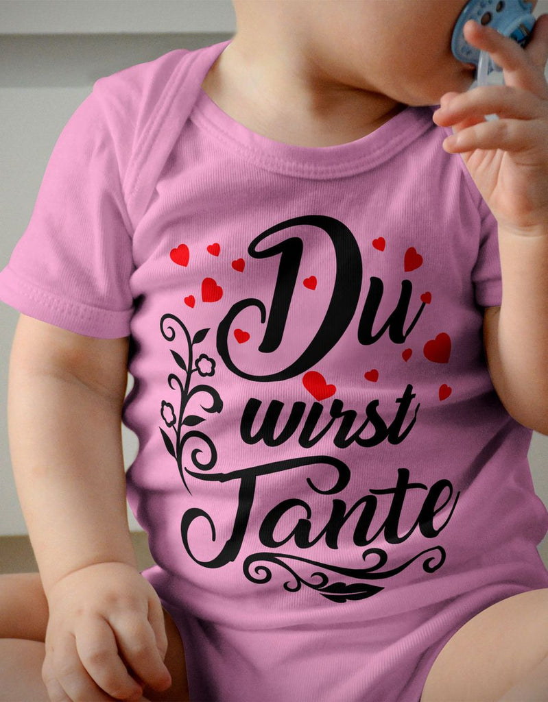 Babybody kurzarm Du wirst Tante! - von Mikalino