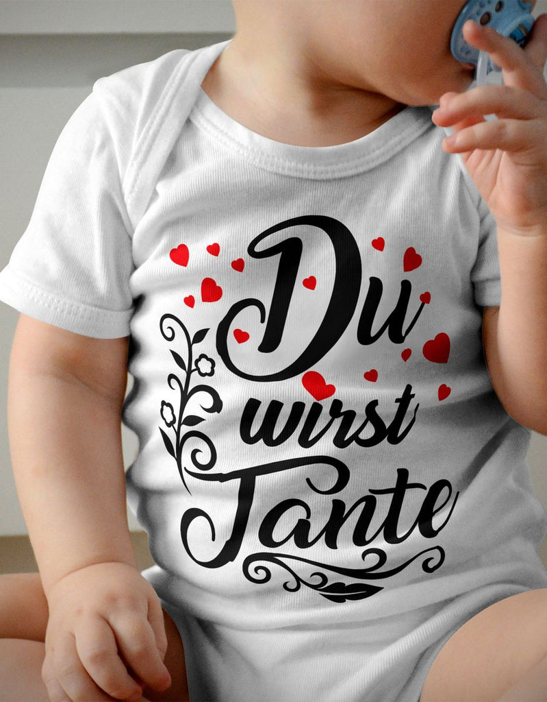 Babybody kurzarm Du wirst Tante! - von Mikalino