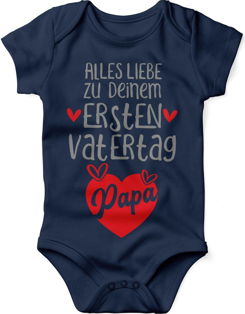 Babybody kurzarm Alles Liebe zu deinem ersten Vatertag - von Mikalino