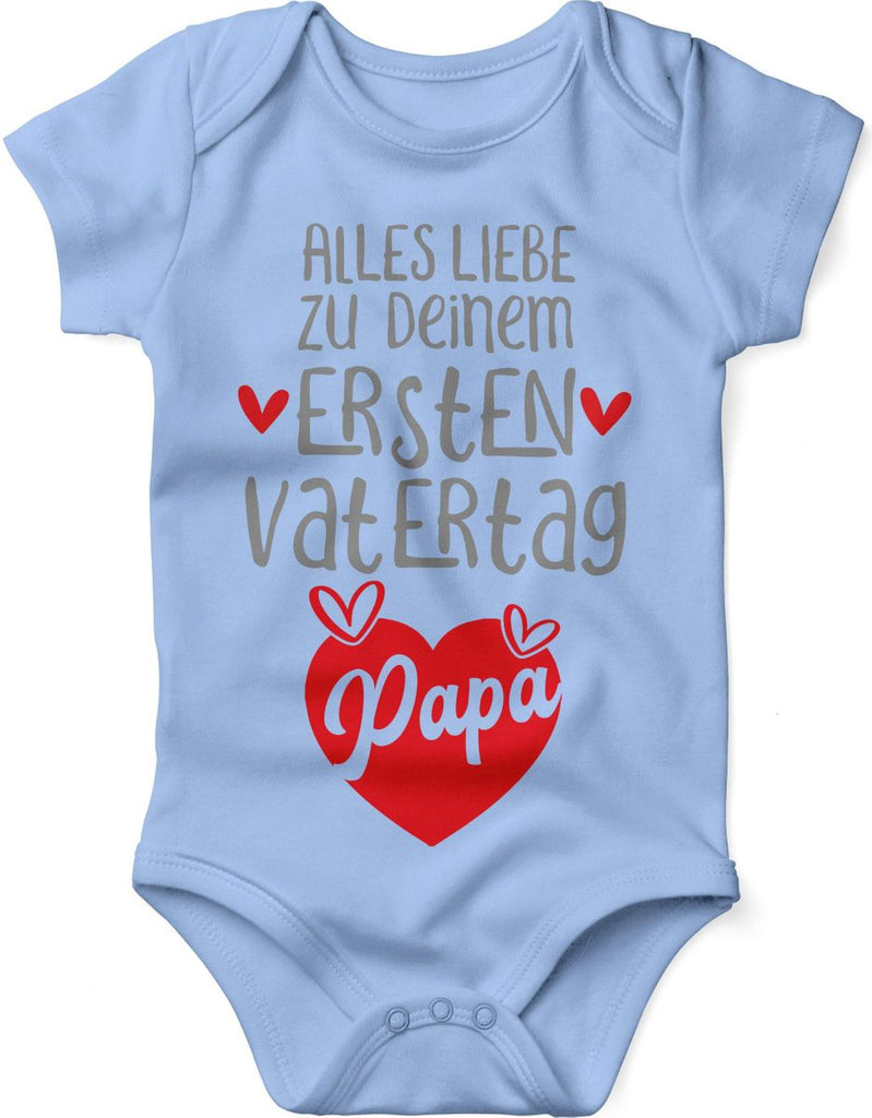 Babybody kurzarm Alles Liebe zu deinem ersten Vatertag - von Mikalino