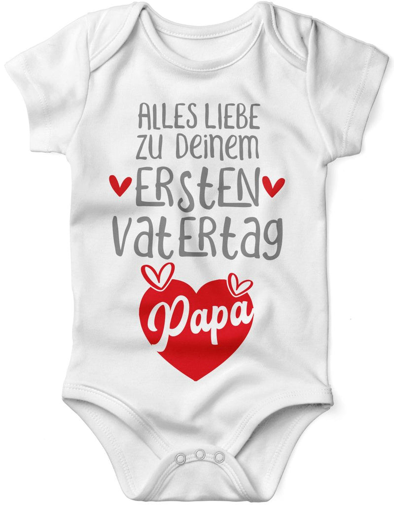 Babybody kurzarm Alles Liebe zu deinem ersten Vatertag - von Mikalino