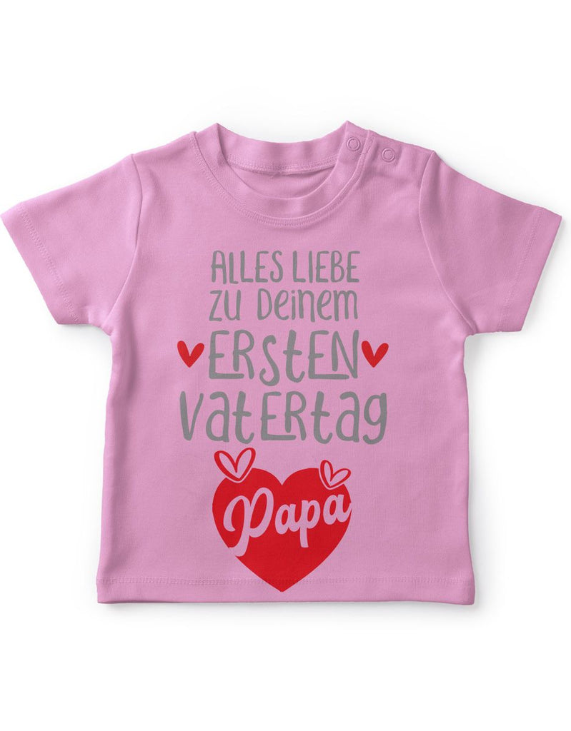 Baby / Kinder T-Shirt Alles Liebe zu deinem ersten Vatertag - von Mikalino