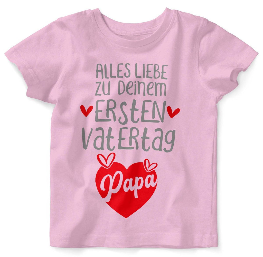 Baby / Kinder T-Shirt Alles Liebe zu deinem ersten Vatertag - von Mikalino