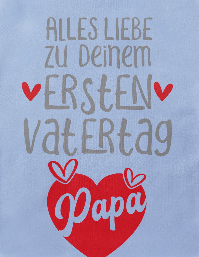 Baby / Kinder T-Shirt Alles Liebe zu deinem ersten Vatertag - von Mikalino