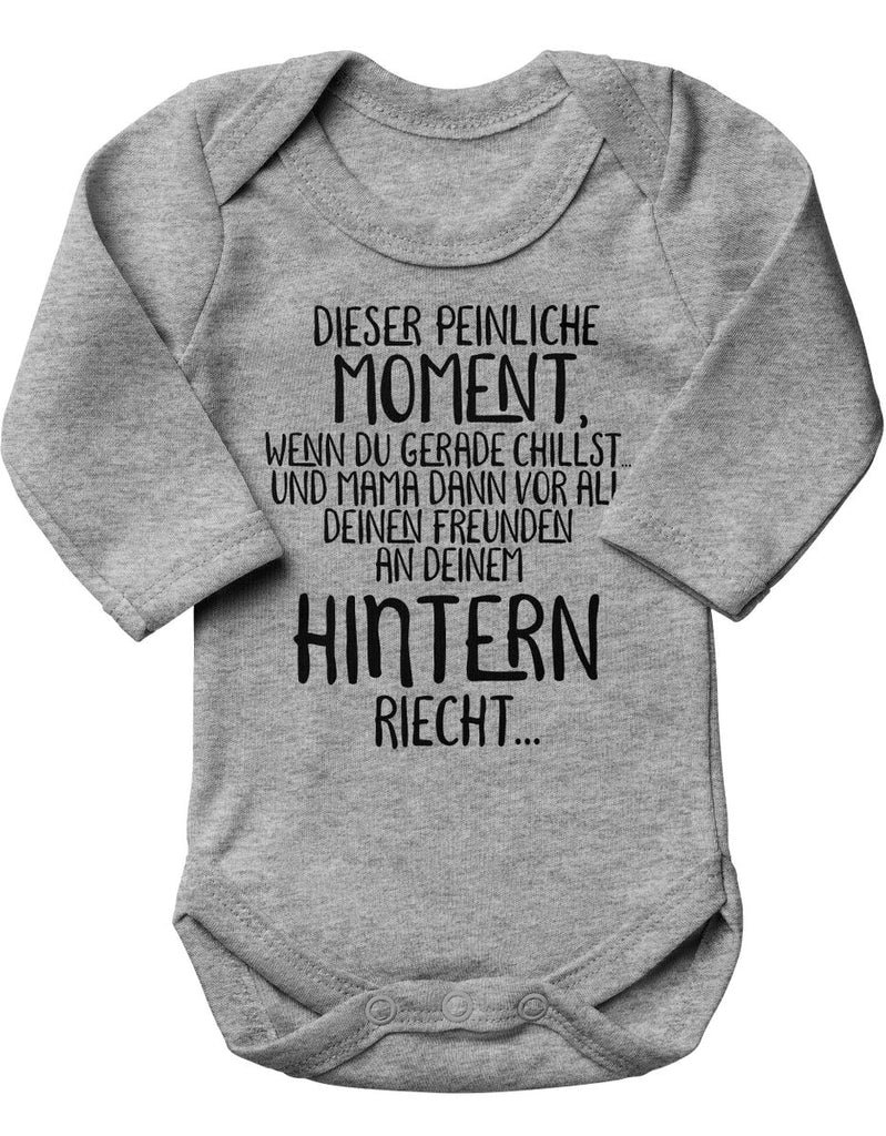 Babybody Langarm Dieser peinliche Moment... - von Mikalino