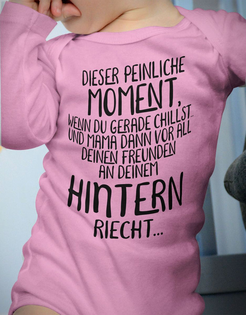 Babybody Langarm Dieser peinliche Moment... - von Mikalino