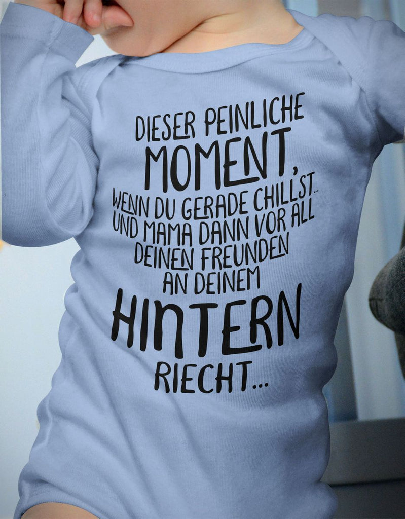 Babybody Langarm Dieser peinliche Moment... - von Mikalino