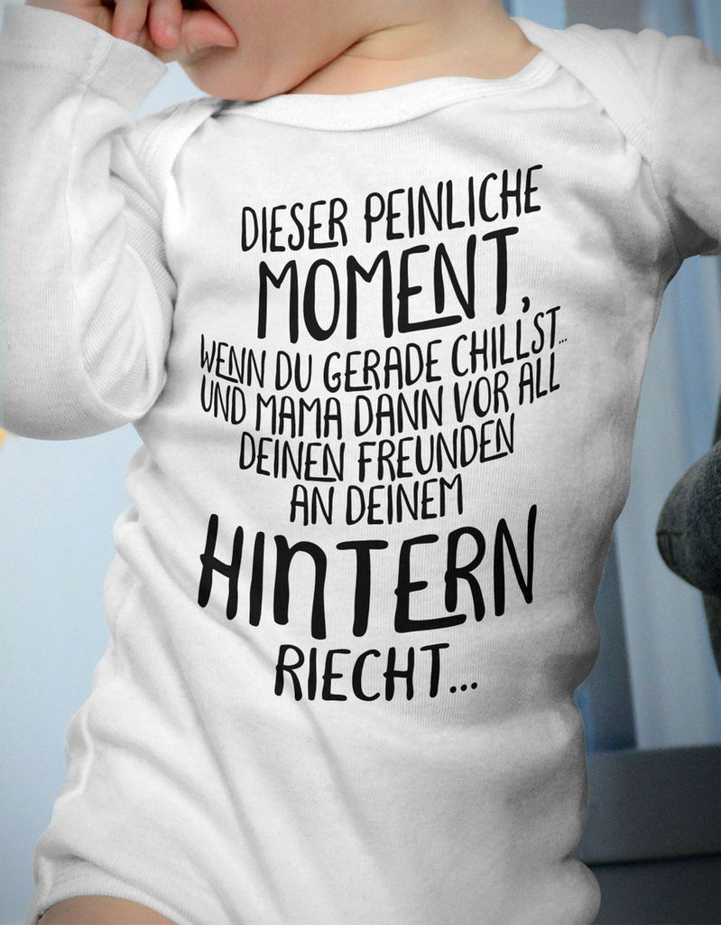 Babybody Langarm Dieser peinliche Moment... - von Mikalino