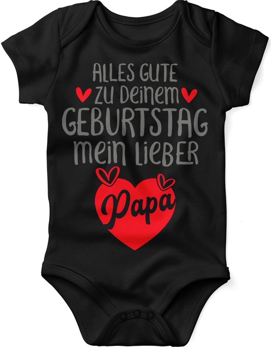 Baby T-Shirt „Ich Habe Die Beste Tante Der Welt“ – Schwarz, Kurzärmlig | Aus Baumwolle, Mit Druckknöpfen