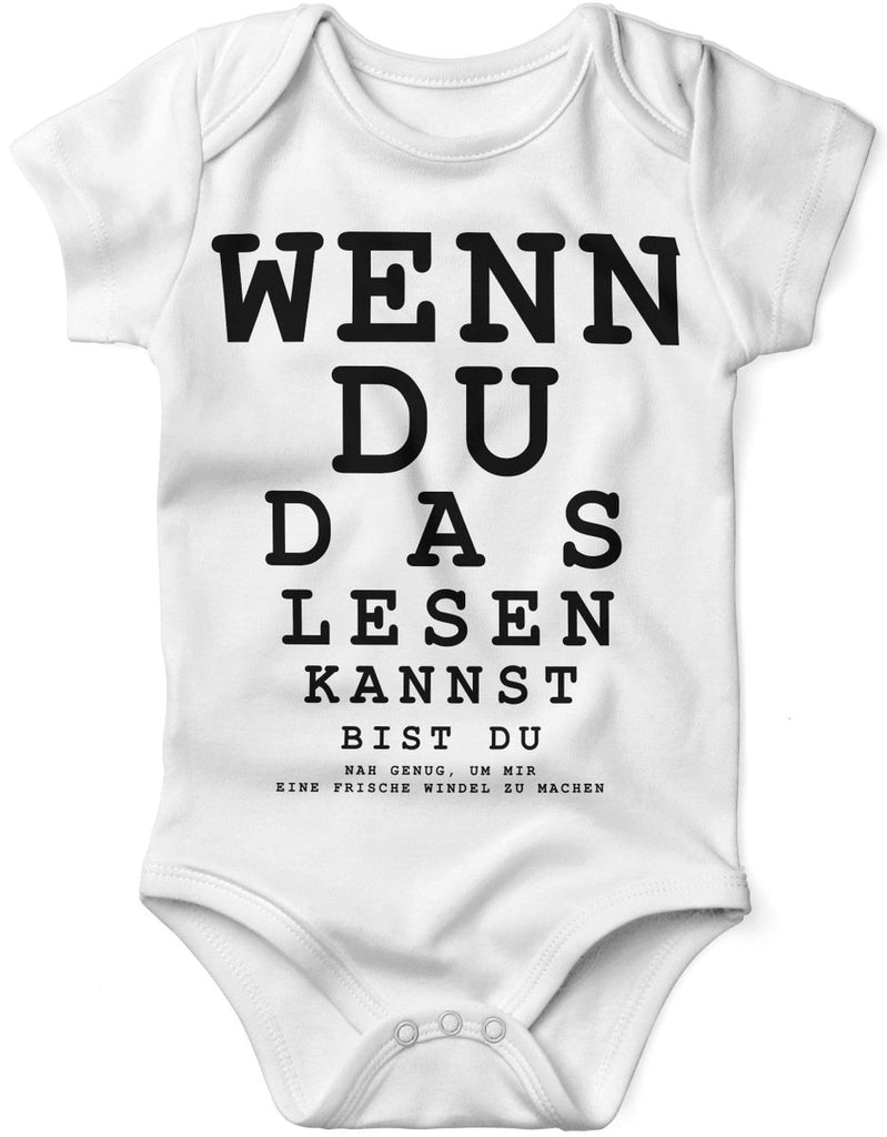 Babybody kurzarm Wenn Du das lesen kannst... - von Mikalino