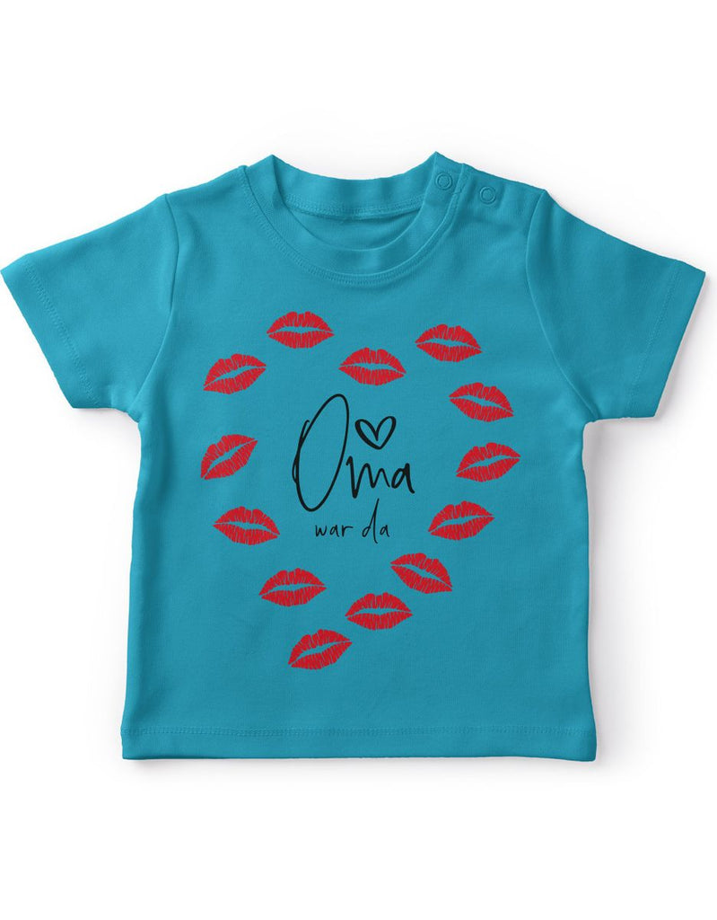 Baby / Kinder T-Shirt Oma war da ! - von Mikalino