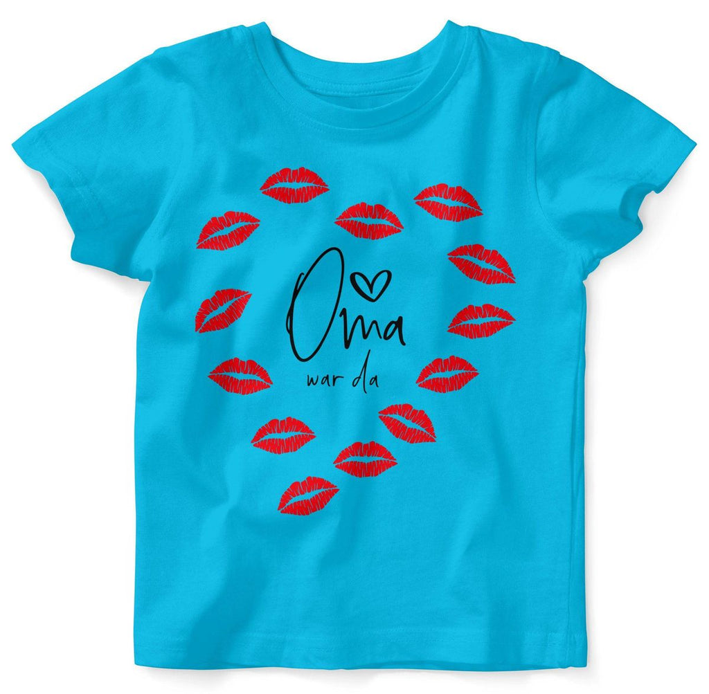 Baby / Kinder T-Shirt Oma war da ! - von Mikalino