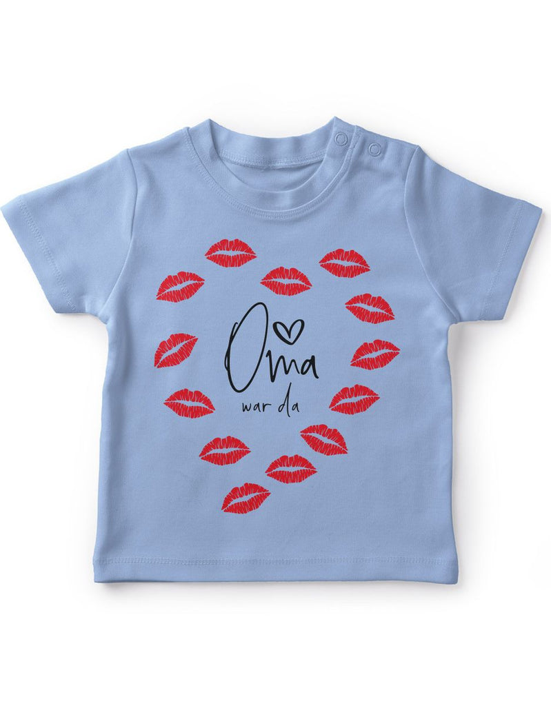 Baby / Kinder T-Shirt Oma war da ! - von Mikalino