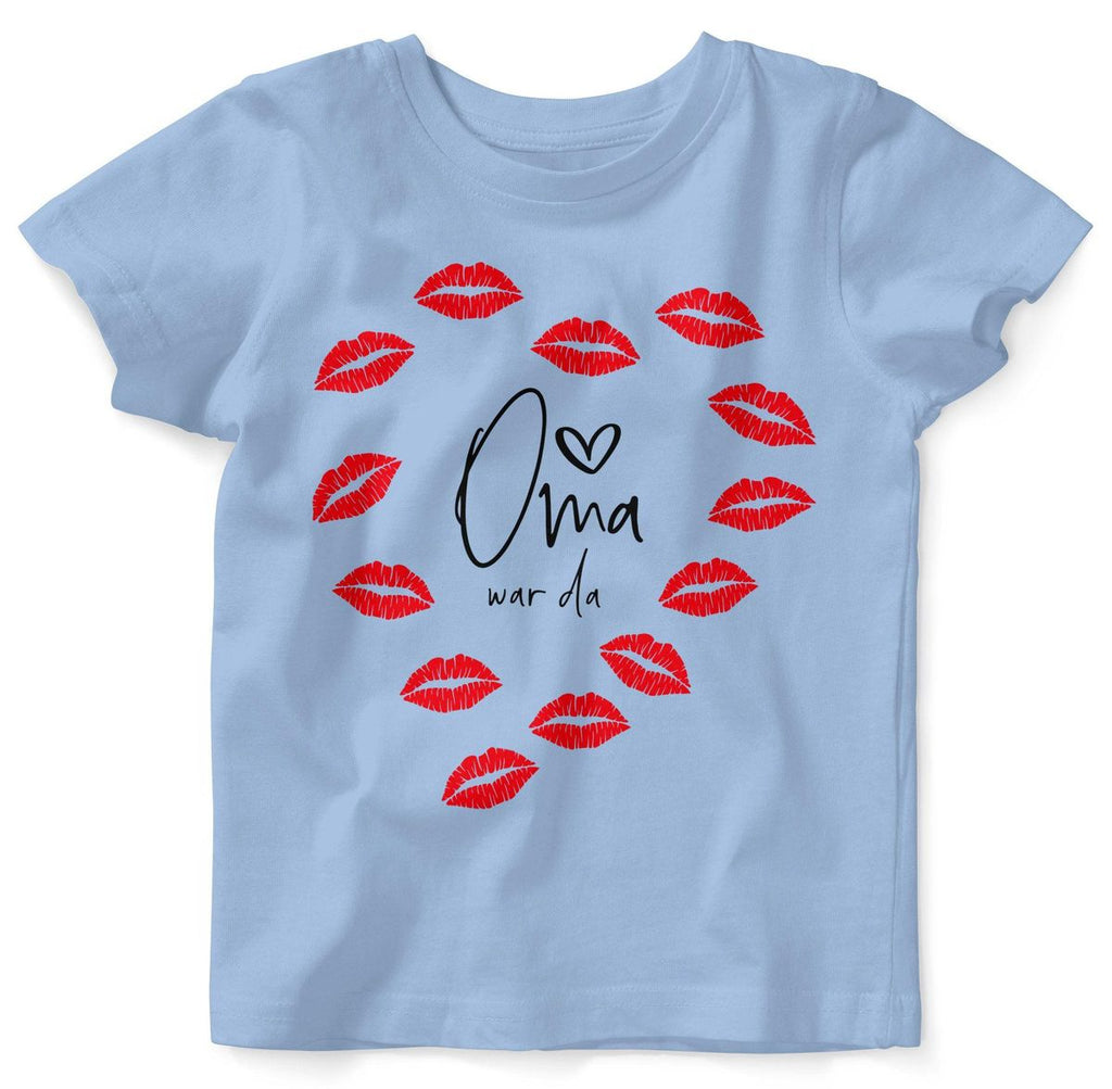 Baby / Kinder T-Shirt Oma war da ! - von Mikalino