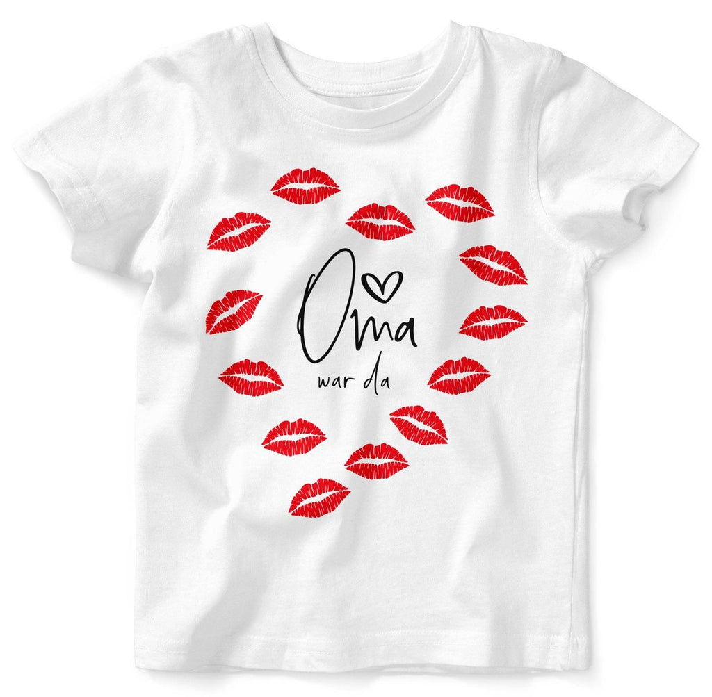 Baby / Kinder T-Shirt Oma war da ! - von Mikalino