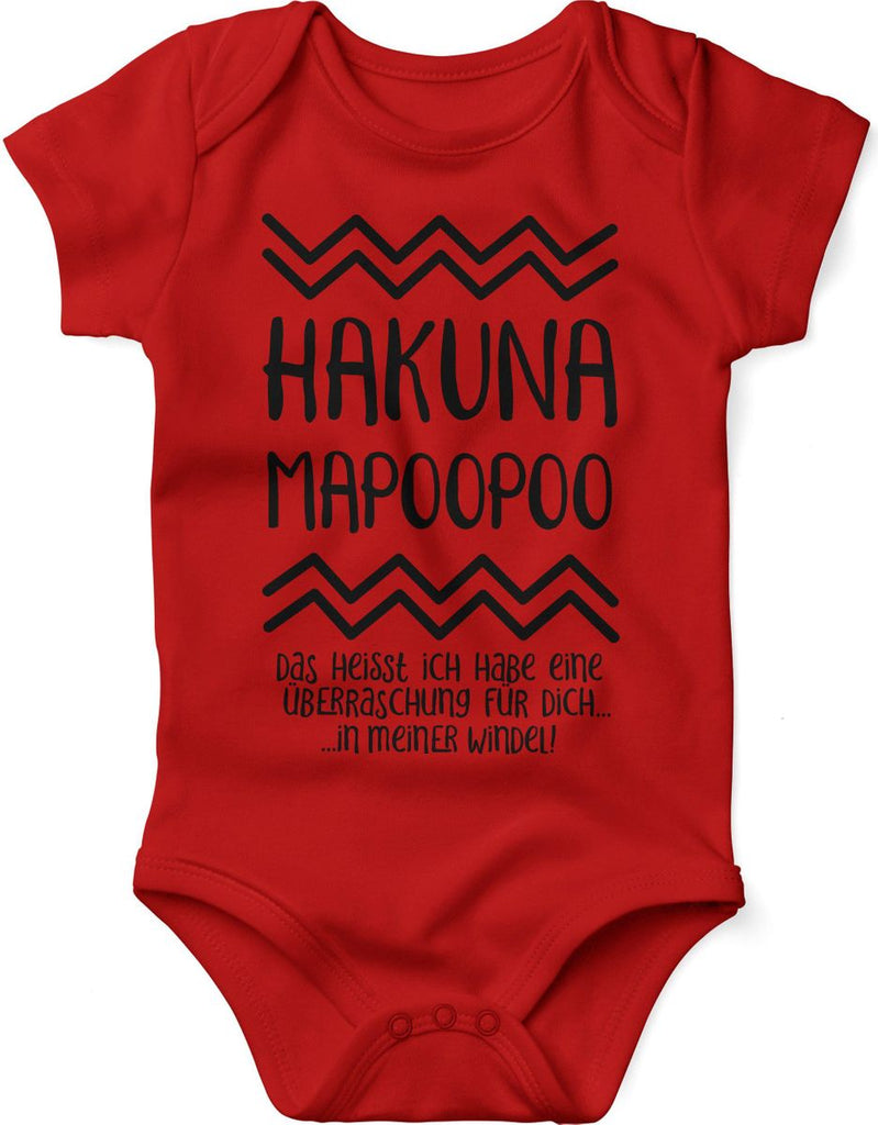 Babybody kurzarm Hakuna Mapoopoo - von Mikalino