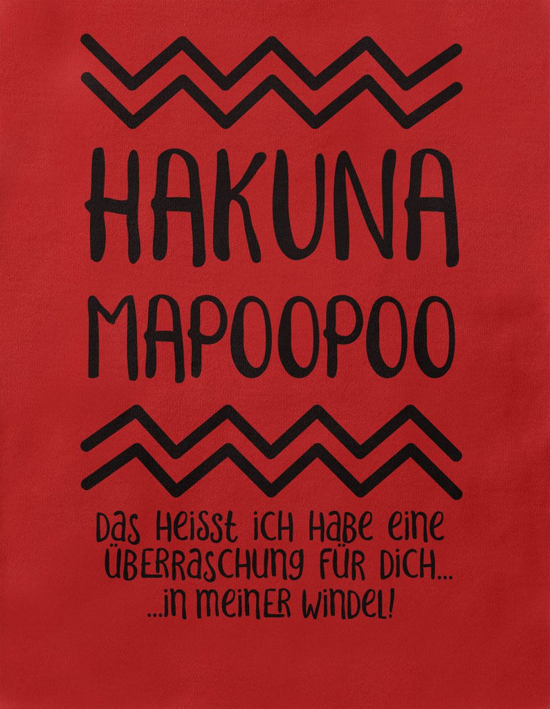 Babybody kurzarm Hakuna Mapoopoo - von Mikalino